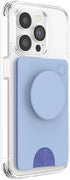 PopSockets Phone Wallet with Expanding Phone Grip, Phone Card Holder, Solid PopWallet - Cornflower Blue