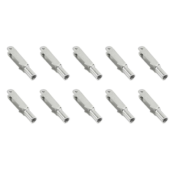 URIMPAVIDO 10PCS M3 Thread Self-Locking Metal Clevis Quick Link Steel Clevis for Fix