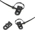 60 Set Cable Zip Tie Mounts Kit, Black 6" Zip Ties with Base and Tapping Screw - Wire Cable Clips Organizer Holders