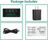 4 Channels Headphone Amplifier with 1/4" and 1/8" TRS Jack Input for DJ Mixer, Headphone Splitter
