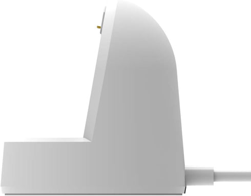 Ticwatch E Charger and Ticwatch S Charger,Replacement Data Connection Charging Dock Compatible with Ticwatch E/S Stand Station with 5 Feet Charger Cable Soarking White