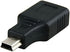 USB 2.0 Type A to Mini USB 5-Pin Adapter - 2 Pack, Black