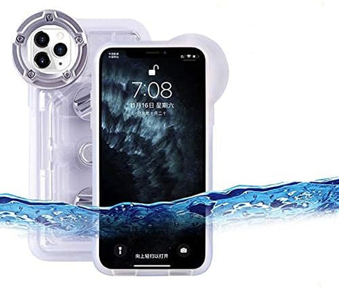 Underwater Photography Waterproof Phone Case Pouch for iPhone 11 Pro, IPX8 Certified Dry Bag with Armband