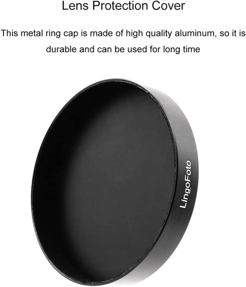 Metal Cap for 95mm/85mm /80mm O.D. Matte Box Step Up Ring, Camera Metal Lens Cap Lens Protection Cover for LingoFoto 86mm/82mm/77mmStep Up Ring (80mm)