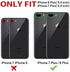 LeYi 8 7 2 Pack for iPhone Plus Case: iPhone Plus Case with Tempered Glass Screen Protectors, Shockproof Full-Body