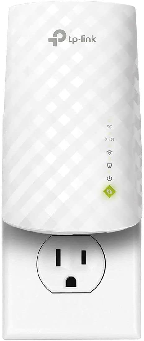 TP-Link WiFi Extender with Ethernet Port, Dual Band 5GHz/2.4GHz, Up to 44% More