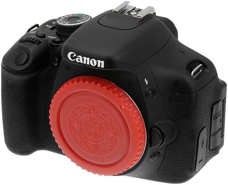 Fotodiox Red Designer Body Cap for Canon EF and EF-S Mount Cameras