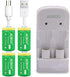 AOBOO Cr2 3V Rechargeable Batteries 4pcs 300mah, Compatible with Switching Robots, Rangefinders, Door