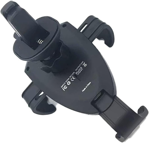 Wireless Universal Phone Charging Car Vent Mount, 15W Qi Fast Charging Auto-Clamping Holder, Compatible with iPhone