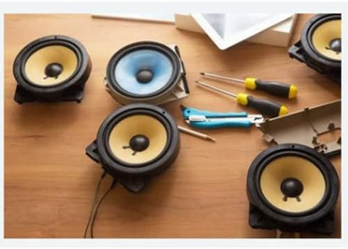 Fielect 6.6 inch Rubber Speaker Edge Surround Rings Replacement Kit for Speaker Repair or DIY
