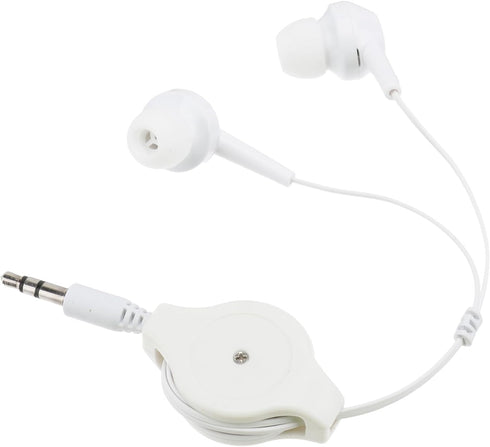 Hemobllo Retractable Earphones, 3 Pcs Wired in Ear Headphones 3.5mm Jack Stereo Wired Earbuds for Phones