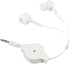 Hemobllo Retractable Earphones, 3 Pcs Wired in Ear Headphones 3.5mm Jack Stereo Wired Earbuds for Phones