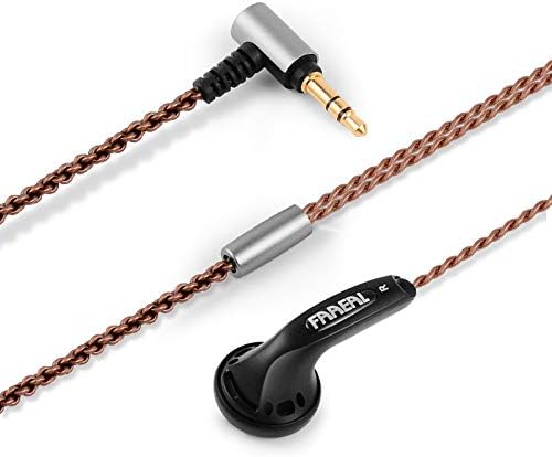 FAAEAL Headphones Iris 2.0 Without Mic Version, Wired Earphones with 3.5mm Plug, Durable Wired Ear Buds with Good Bass