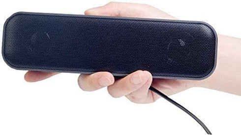 HONKYOB Counter USB Computer Speakers,Laptop Speakers Wired USB Powered,Portable Mini Sound Bar PC Speakers for Windows