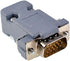 Oiyagai 10 Sets DB15 VGA Male Connector Kit, HD15 Solder Cup with Plastic Hoods, 15-Pin D-Sub Plug