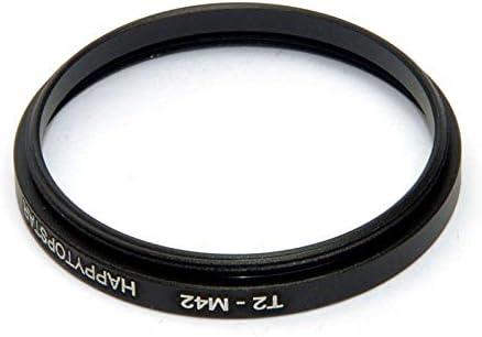 Metal T2 to M42 Male to Female Coupling Ring Adapter for Lens Filter, 42mm to 42mm
