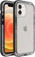 LifeProof Slim DropProof Case for Apple iPhone 12 mini, DustProof and SnowProof, Next Series, Clear/Black