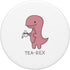 Tea Rex Dinosaur Cartoon Lover Funny Cute Dino PopSockets Swappable PopGrip Design