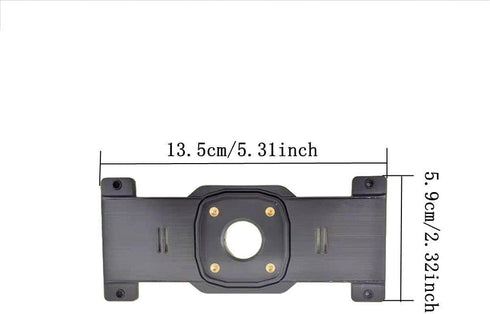 ikasus Rear View Mirror Back Plate Panel, ABS Mount Bracket for Car DVR, Includes Screw Set