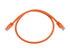 Monoprice Cat6 Ethernet Patch Cable, Snagless RJ45, 2 Feet, Orange, 550MHz, 24AWG