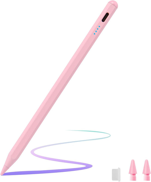 Stylus Pen for iPad 9th&10th Generation, Pencil with Palm Rejection for (2018-2023) iPad Pro 11&12.9 inch, iPad Air