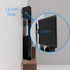 Speaker Wall Mount Brackets - Slim Satellite Design, Heavy Duty for Bose & Most Brands, 5 Pack, Black