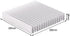 Aluminum Heat Sink 100x100x18mm - 16 Fins for Transistor Semiconductor Devices Cooling