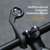 LONLEEYU 22-33MM Bike Computer Mount, Cycling Out Front Bike Mount Designed for All Cycling Computer, Garmin Edge GPS
