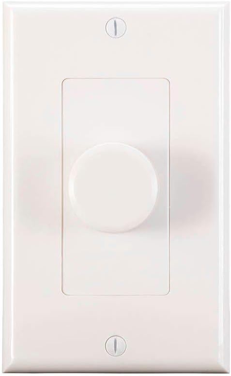 Monoprice 70 Volt Rotary in-Wall Inline Speaker Volume Control, 100-Watt, 11 Volume Positions, Supports 12 AWG