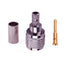 Mini-UHF Male Crimp Plug for 50 Ohm RG58 lmr195 Cable, 5 Pack
