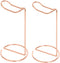 2Pcs Universal Metal Headphone Stand, Desktop Vertical Display Stand for Gaming Headset, Rose Gold