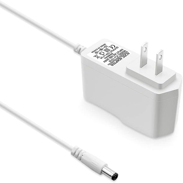 12V 1A Power Supply White, 100-240V AC to DC 12Volt 1Amp Adapter for LED Light Strips, CCTV, Routers