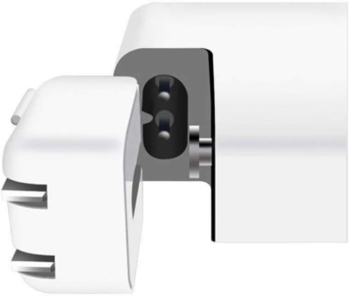 AC Power Adapter Wall Folding Plug Duck Head, US Standard Plug Compatible with MacBook Pro Air