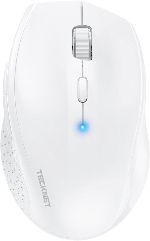 TECKNET Bluetooth Mouse, 4800 DPI Wireless Mouse, 2-Year Battery, 6 Adjustable DPI, Compatible with Laptop/PC