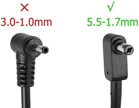 19V 2.37A 45W Big Pin Adapter Charger Replacement for Delta Acer ADP-45FE F ADP-45HE D (5.5 1.7mm)