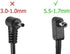 19V 2.37A 45W Big Pin Adapter Charger Replacement for Delta Acer ADP-45FE F ADP-45HE D (5.5 1.7mm)