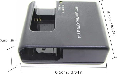 MH-25 Battery Charger, Fast Charging for Nikon EN-EL15 Battery, Compatible with D850, D800, D810 Cameras