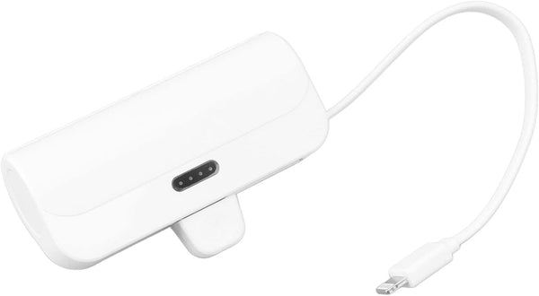 Mini Portable Charger with Built-in Cable, Multifunction Safe Mini Phone Charger for Outdoor Emergency Camping