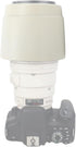 Zyyini ET-83C Lens Hood, ABS White Reversible Camera Lens Shade for EF 100-400mm f/4.5-5.6L is USM Lens