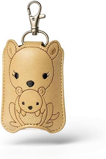 Generic Kangaroo Hand Sanitizer Holder Key Fob