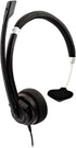 V7 Deluxe Mono Headset, USB with Boom Mic, Adjustable Headband for PC, Mac, Laptop Computer, Chromebook (Black)
