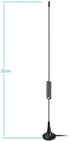 BINGFU Universal Car Stereo FM AM Radio Antenna Magnetic Base Aerial for Vehicle Truck SUV Truck RV Marine Boat Car