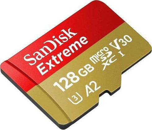 SanDisk 128GB Micro SDXC Extreme Memory Card for DJI Drones, Works with Mini 3 Pro, Mini 3, DJI RC (SDSQXA1-128G-GN6MN)
