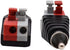 Hakiang 2-Pack Speaker Phono RCA Male to 2 Screw Terminal Female Strip Adapter, Balum Connector