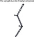 Aluminum Alloy Extension Arm for Gopro, Metal Pole Mount for Gopro 10 Black, Hero 9/MAX/8/7/6, Insta 360 One RS