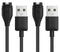 Vivosmart 5 Charger Replacement USB Data Sync Cable for Garmin Vivosmart 5 Fitness Tracker, Black - 2Pack