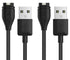 Vivosmart 5 Charger Replacement USB Data Sync Cable for Garmin Vivosmart 5 Fitness Tracker, Black - 2Pack