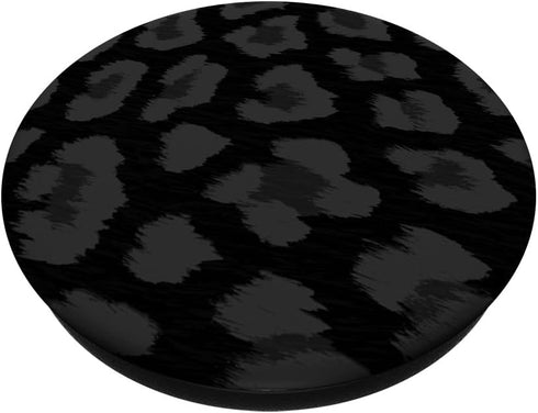 PopSockets Standard PopGrip - Leopard Pattern Print Cheetah Like Animal Black Gray