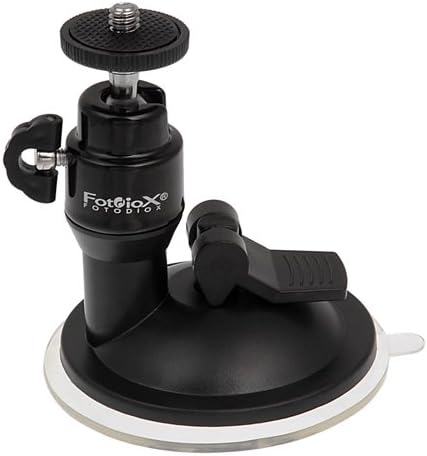 Fotodiox Windshield Suction Cup Mount with Ballhead - Mount for Smart Phone Clip,