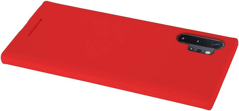 GOOSPERY Jelly Case for Samsung Galaxy Note 10 Plus (2019) - Soft Feeling Silky Slim Bumper Cover (Red)